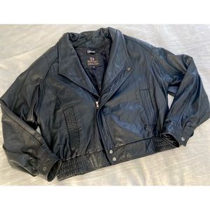 Vintage leather jacket with zip-out Thinsulate liner
